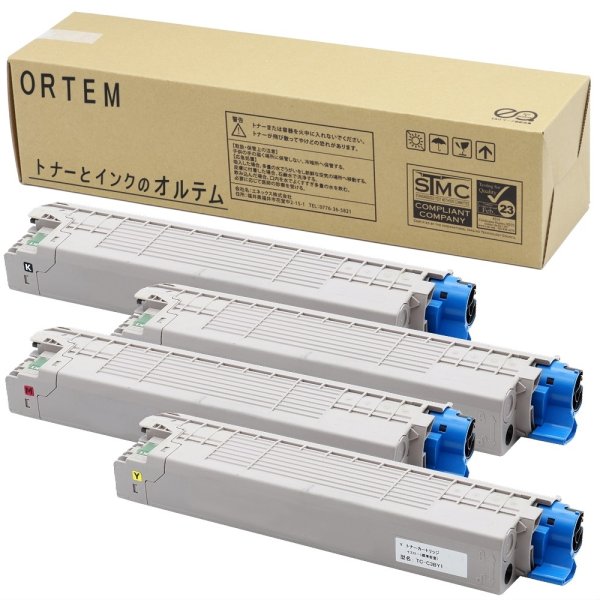 画像1: TC-C3B （K1/C1/M1/Y1）4色セット  （リサイクル品） (1)